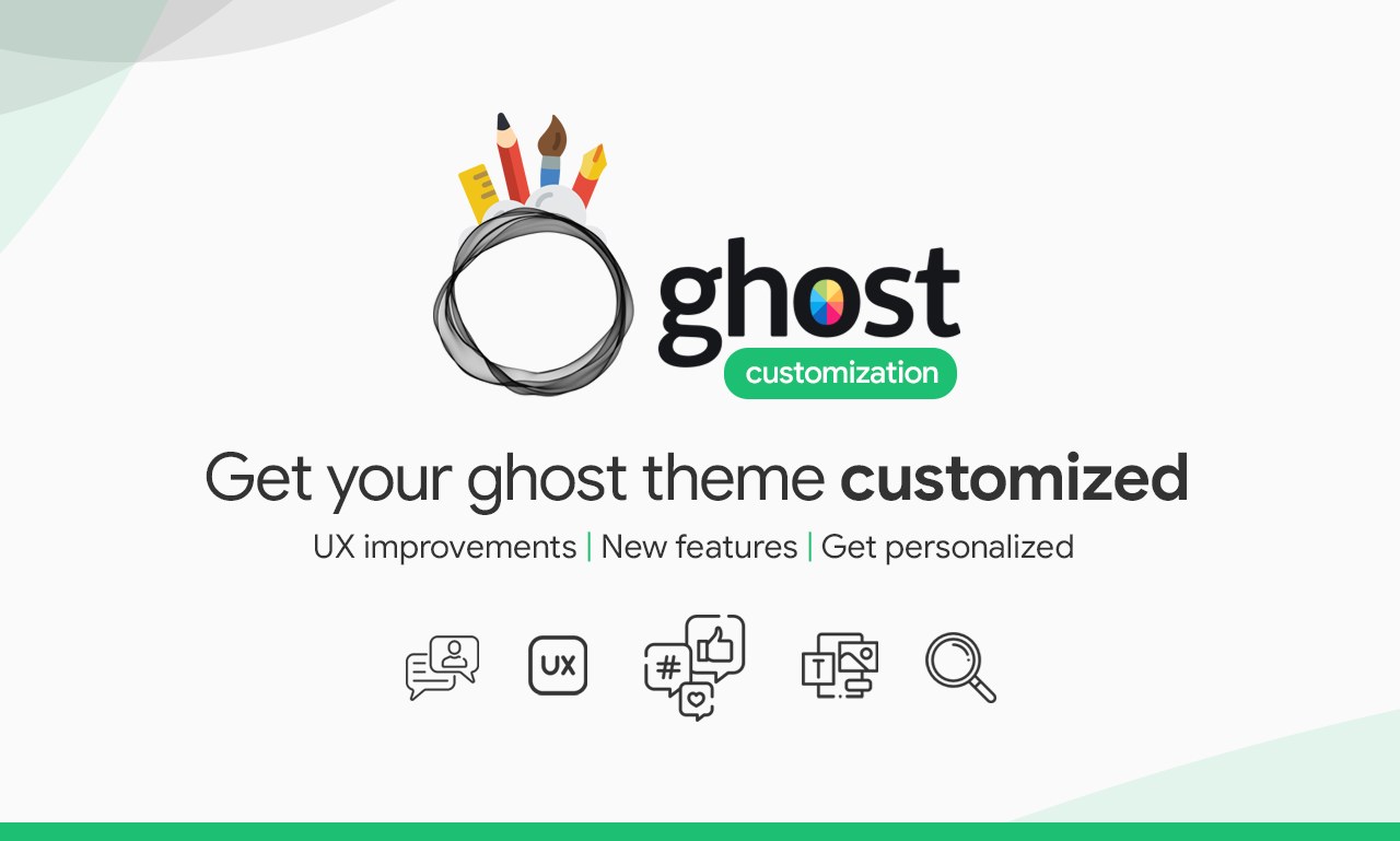 Ghost CMS Theme customization cover image